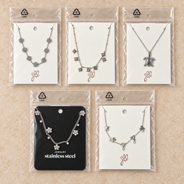 Zilverkleurige Stainless Steel Ketting - kies je model