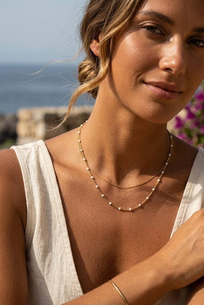 Kleurrijke sieradenset - ketting & armband