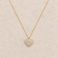 Hartjes Ketting met Strass