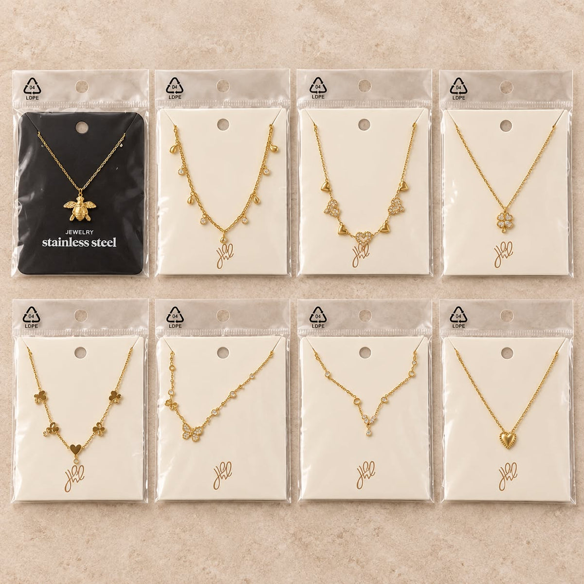 Goudkleurige Stainless Steel Ketting - Kies je favoriete model