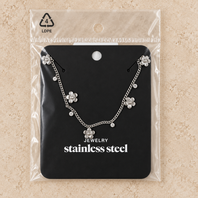 Zilverkleurige Stainless Steel Ketting - kies je model
