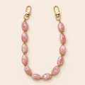 Telefoonkoord Marble Pink – Goudkleurig