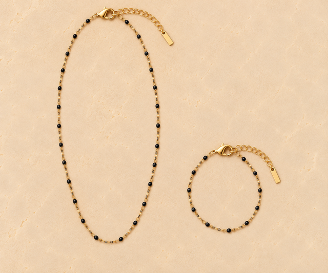 Kleurrijke sieradenset - ketting & armband