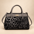 Handtas met Luipaardprint en Schouderriem.